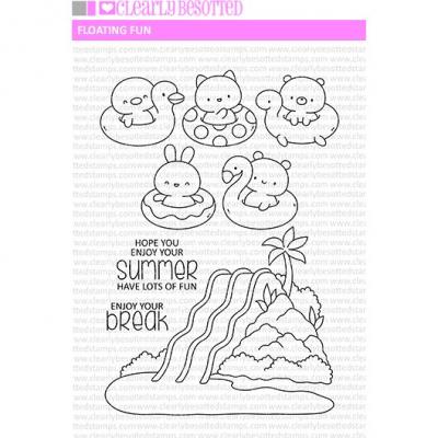 Clearly Besotted Clear Stamps - Floating Fun